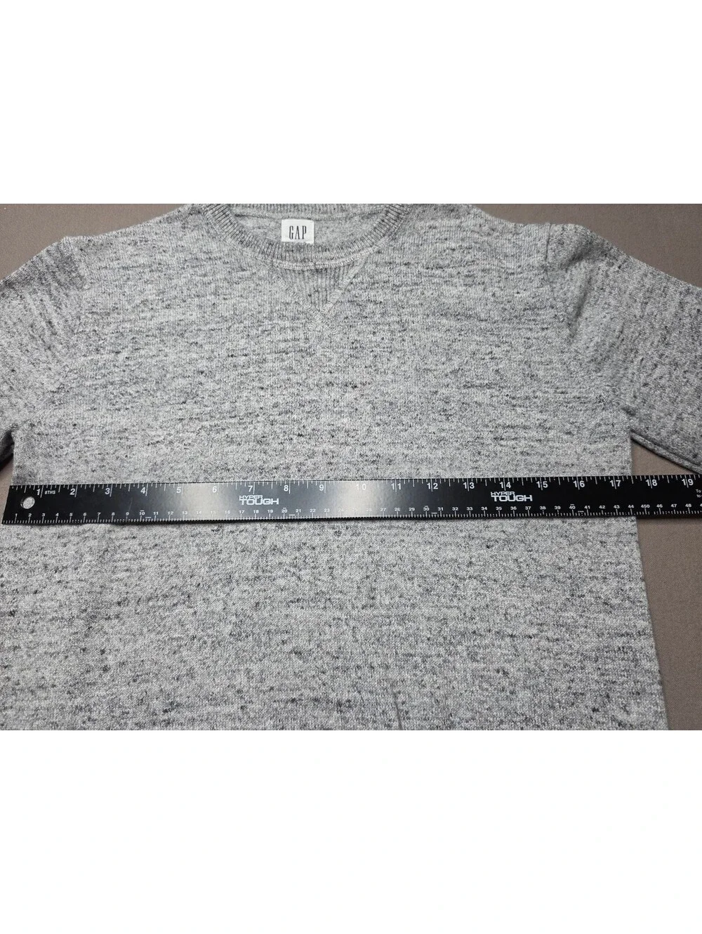 Gap Kids XXL 14/16 Gray Marled Crewneck Sweatshirt Pullover Cotton Blend